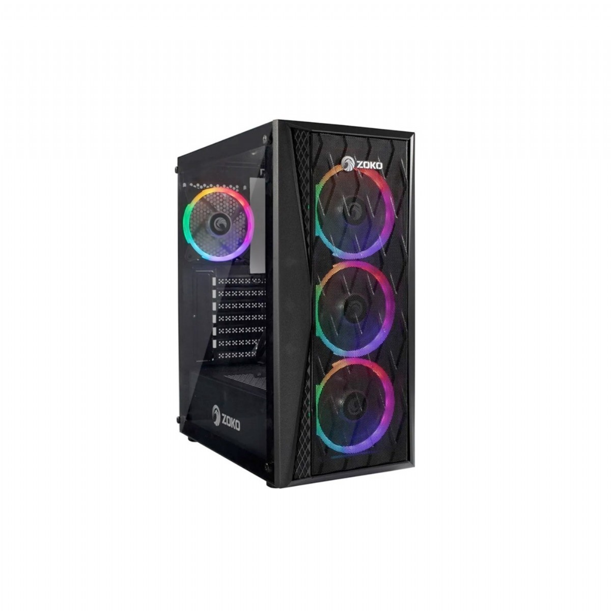 Kasa | ZOKO MELODY 4x12 CM RAINBOW FANLI TEMPERLİ CAM MESH PANEL OYUNCU KASASI | 153.01.05.155.03 |  | 