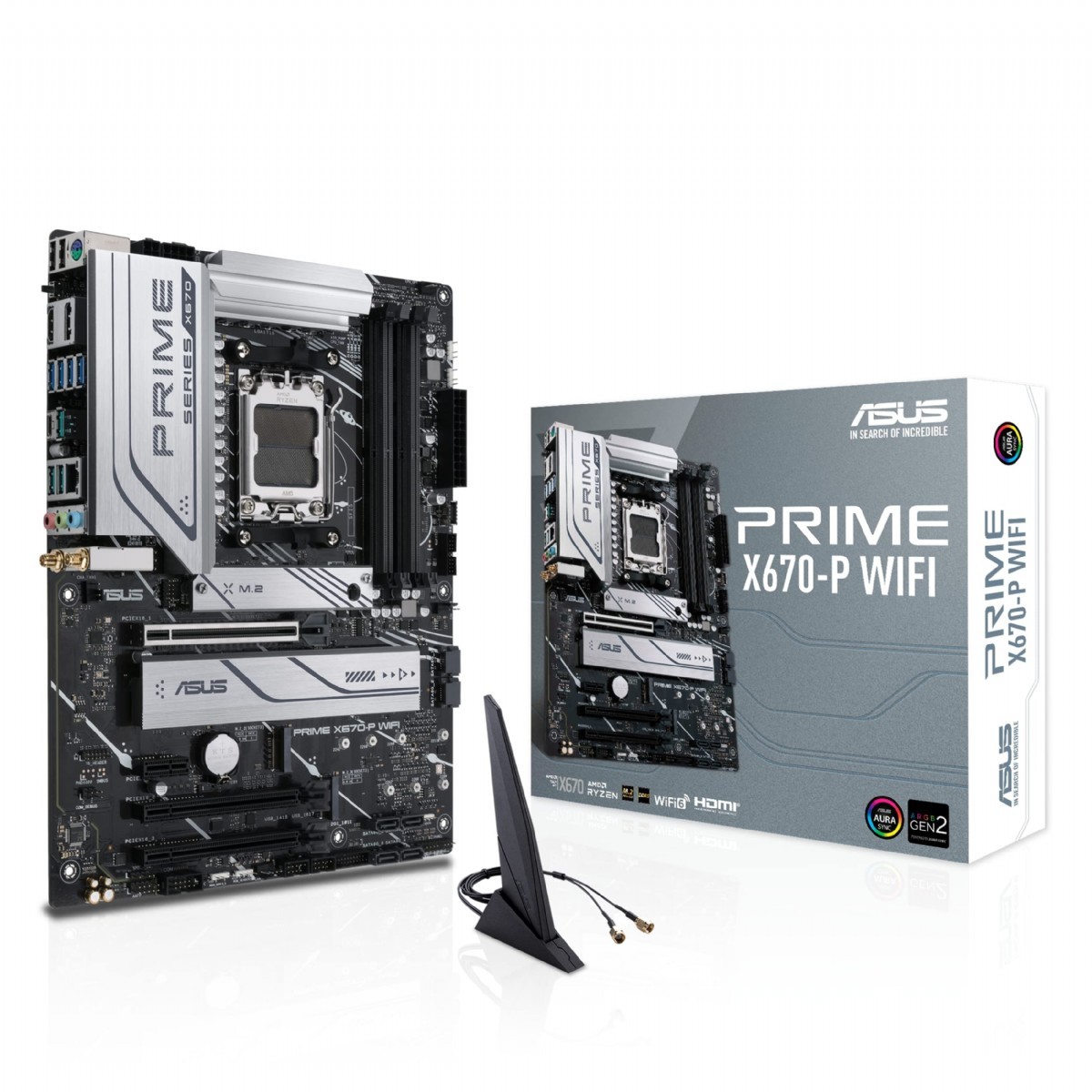 Anakart | ASUS PRIME-X670-P-WIFI AMD X670 AM5 DDR5 6400 DP HDMI 3X M2 USB 3.2 ATX ANAKART | 153.01.02.01.210 |  | 